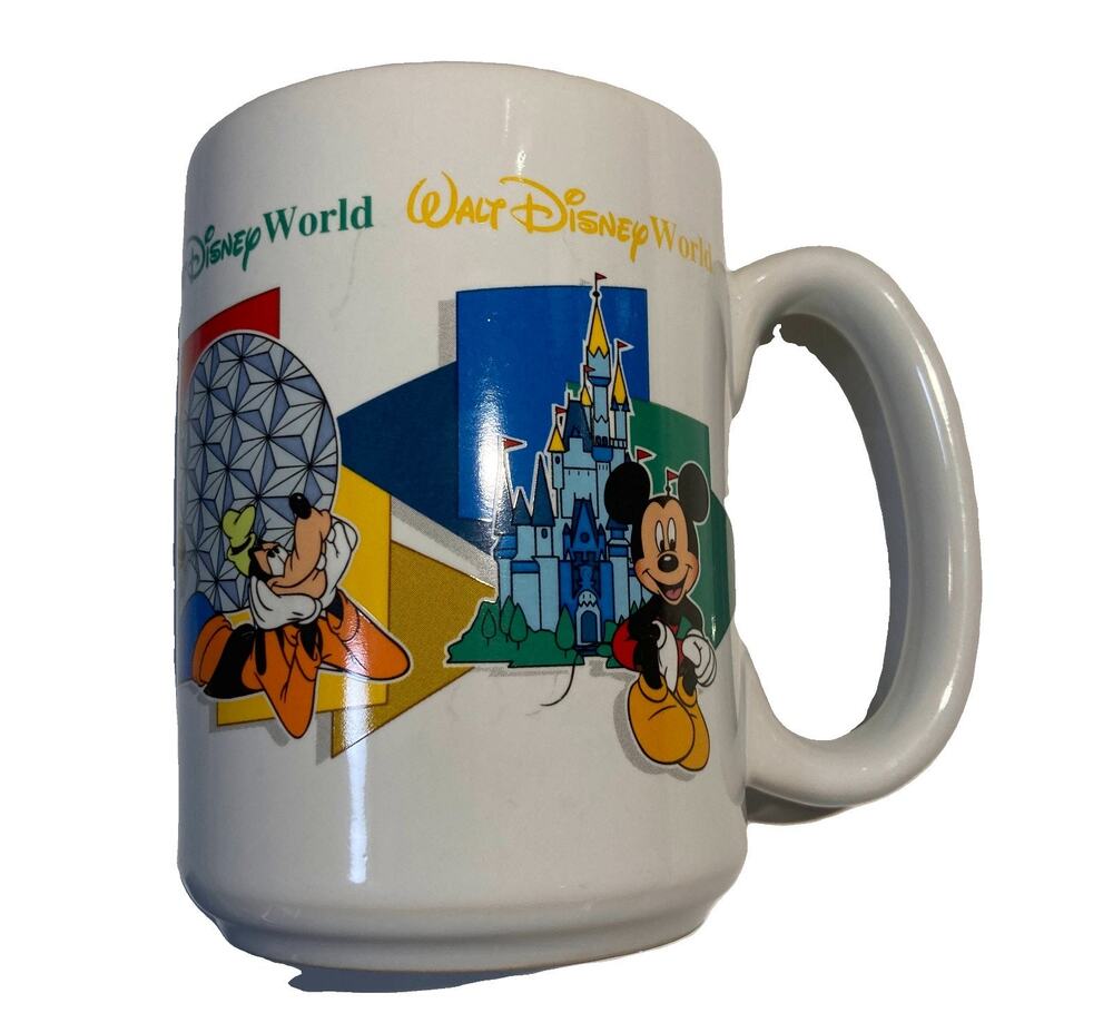 Walt Disney World "Four Parks One World" Mickey Mouse, Goofy, Epcot, Donald